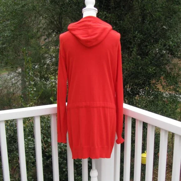 Kenneth Cole New York hooded snap button cardigan sweater Medium luxury style - Picture 6 of 6